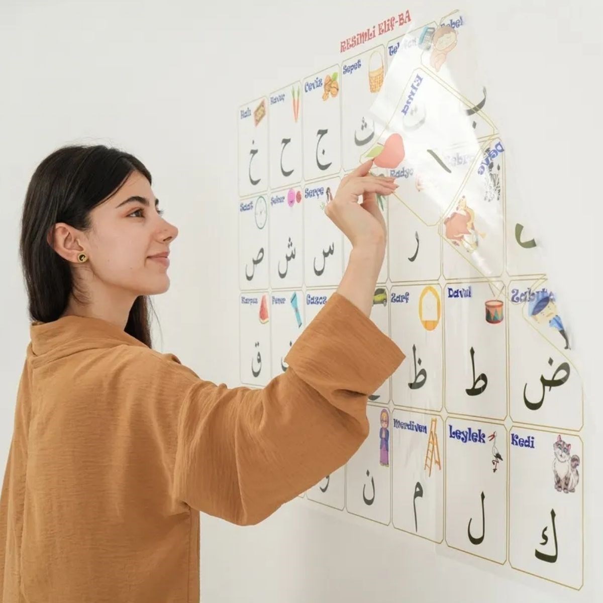 100x150 cm Statik Kağıt Elif-Ba Öğrenme Tahtası (4707) 100x150 cm Statik Kağıt Elif-Ba Öğrenme Tahtası (4707)