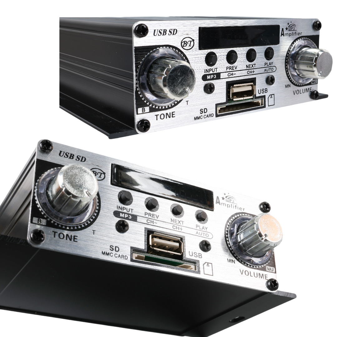 12 VOLT 100 WATT MOTOSİKLET BLUETOOTH AMFİ USB/SD 2 KANAL PAZARCI - ANFİ (125X95X40MM) (4707) 12 VOLT 100 WATT MOTOSİKLET BLUETOOTH AMFİ USB/SD 2 KANAL PAZARCI - ANFİ (125X95X40MM) (4707)