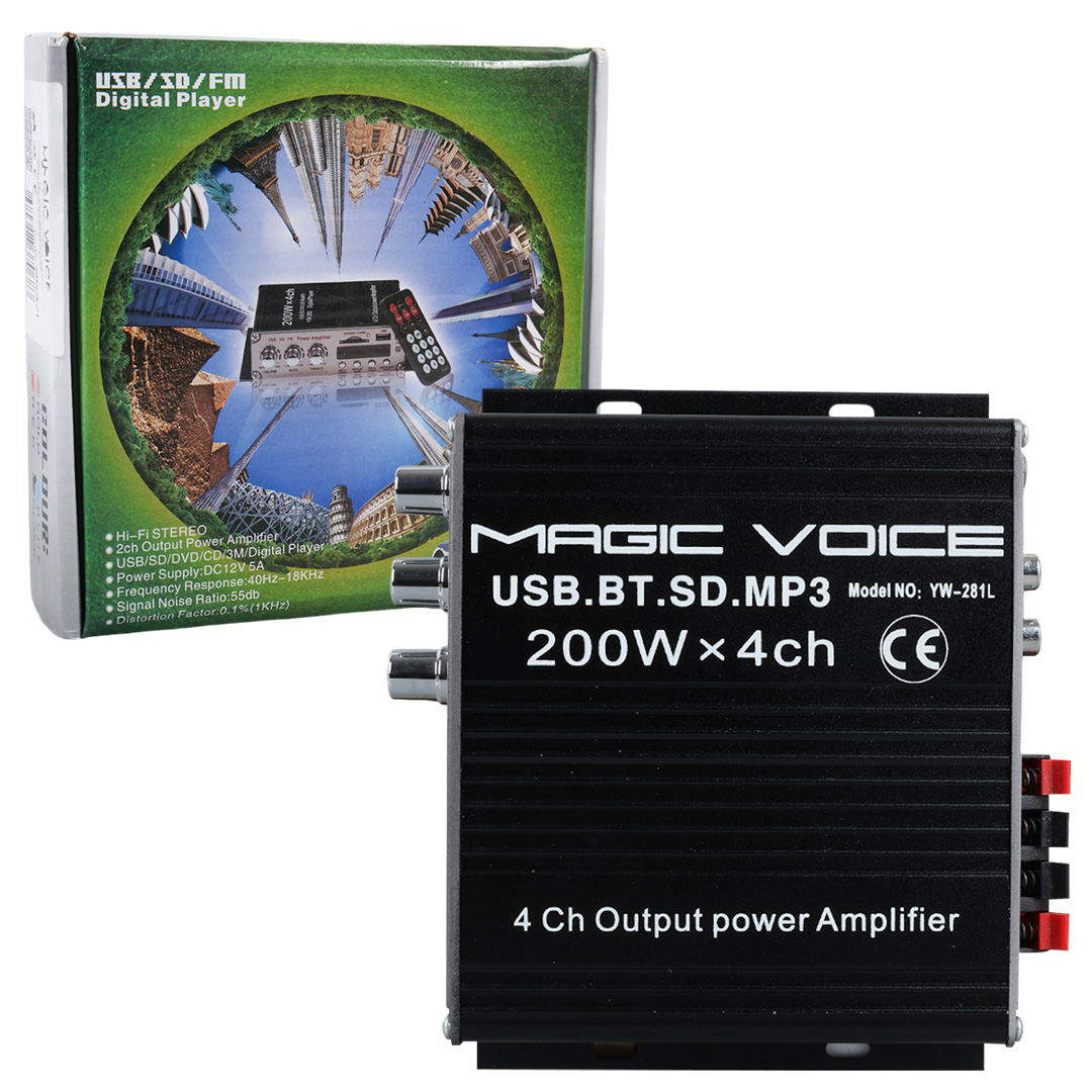 12 VOLT 200 WATT MOTOSİKLET BLUETOOTH AMFİ USB/SD 4 KANAL PAZARCI - ANFİ (154X140X42MM) (4707) 12 VOLT 200 WATT MOTOSİKLET BLUETOOTH AMFİ USB/SD 4 KANAL PAZARCI - ANFİ (154X140X42MM) (4707)