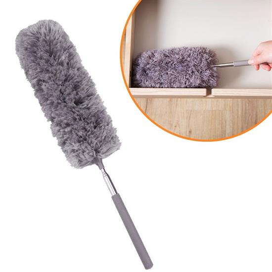 140 Cm Teleskopik Uzatılabilir Mikrofiber Yumuşak Başlıklı Gri Toz Alma Fırçası Toz Püskülü (4707) 140 Cm Teleskopik Uzatılabilir Mikrofiber Yumuşak Başlıklı Gri Toz Alma Fırçası Toz Püskülü (4707)