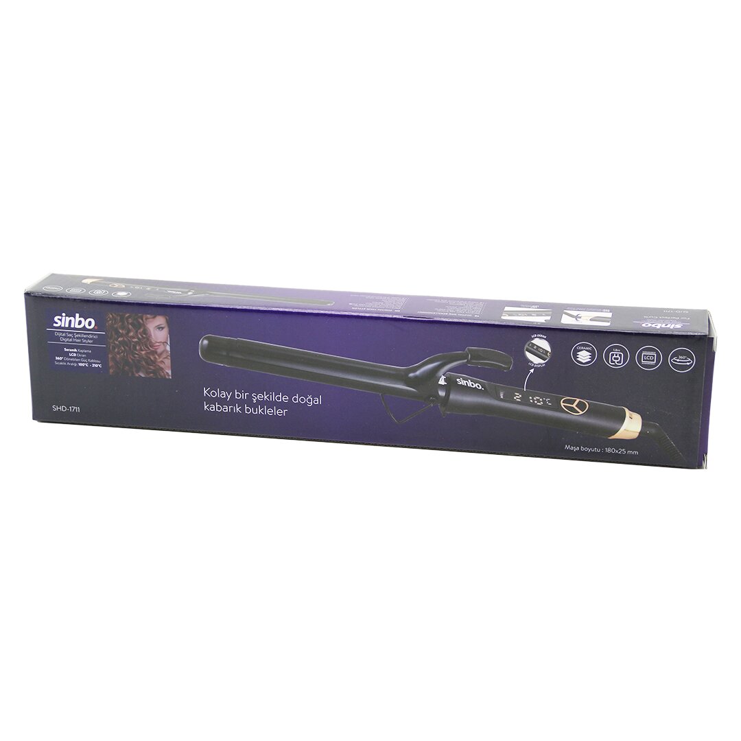 180X25MM DİJİTAL SAÇ ŞEKİLLENDİRİCİ MAKİNE SERAMİK KAPLAMA 100-210℃ 360° KABLO=1.8MT SHD-1711 (4707) 180X25MM DİJİTAL SAÇ ŞEKİLLENDİRİCİ MAKİNE SERAMİK KAPLAMA 100-210℃ 360° KABLO=1.8MT SHD-1711 (4707)