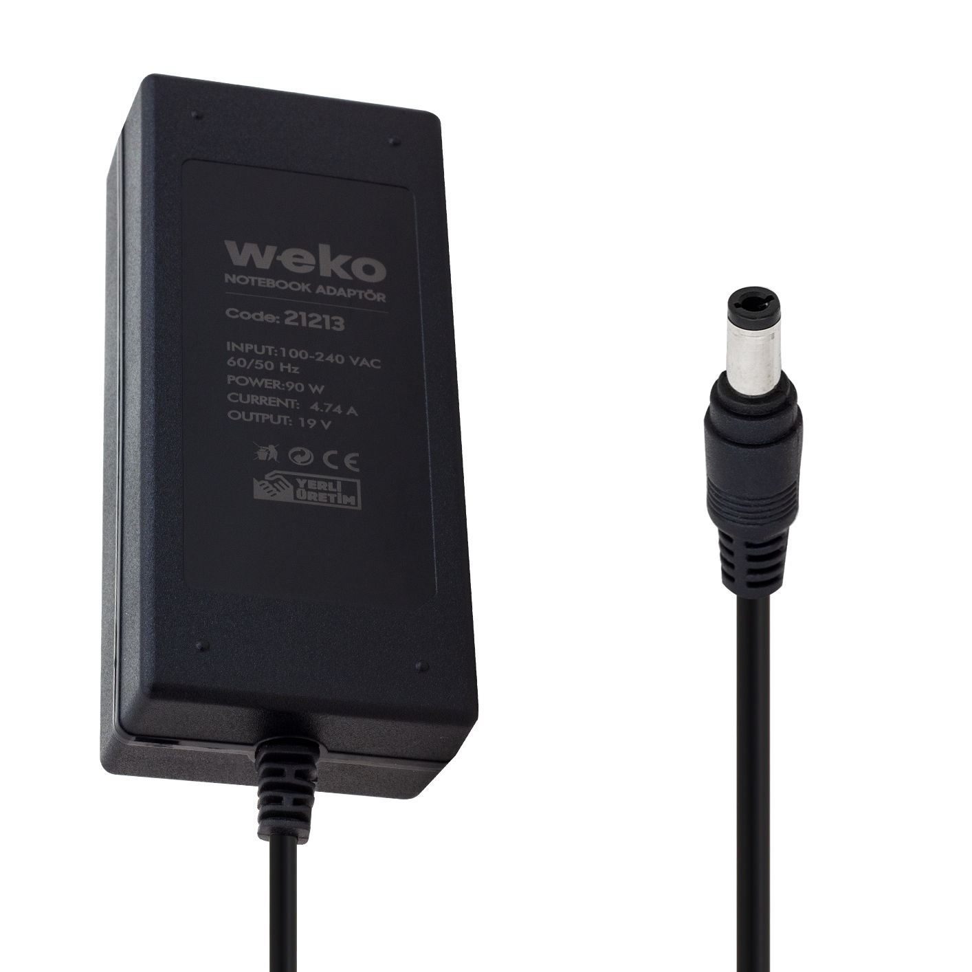 19 VOLT 4.74 AMPER 90 WATT 5.5*2.5 UÇLU NOTEBOOK ADAPTÖR YERLİ ÜRETİM (4707) 19 VOLT 4.74 AMPER 90 WATT 5.5*2.5 UÇLU NOTEBOOK ADAPTÖR YERLİ ÜRETİM (4707)