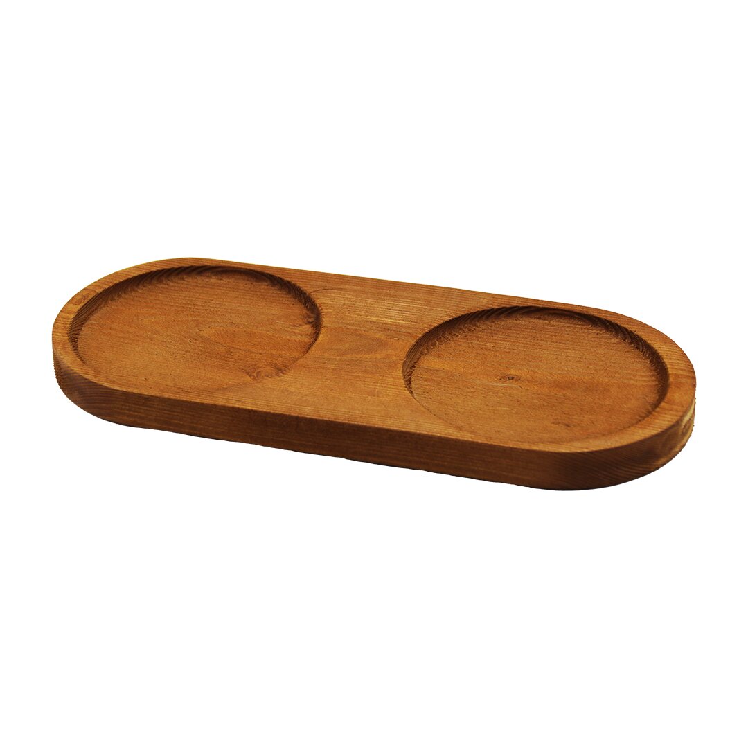 2 BÖLMELİ - OVAL KOYU RENK=KAHVERENGİ AHŞAP YAĞDANLIK ALTLIK 27X12.5CM (4707) 2 BÖLMELİ - OVAL KOYU RENK=KAHVERENGİ AHŞAP YAĞDANLIK ALTLIK 27X12.5CM (4707)