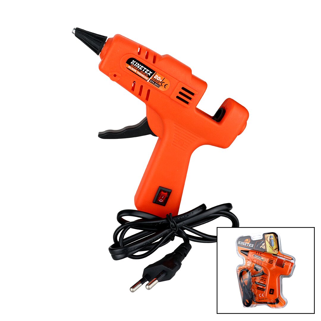 20W ANAHTARLI SICAK MUM SİLİKON TABANCASI (4707) 20W ANAHTARLI SICAK MUM SİLİKON TABANCASI (4707)