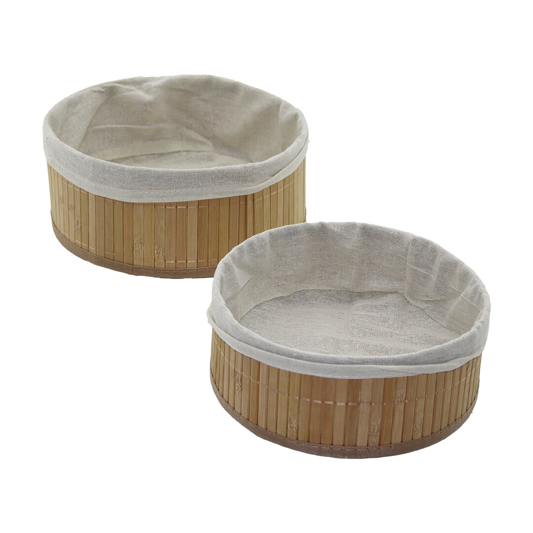 2Lİ YUVARLAK BAMBU KENAR ORGANİZER SEPET AHŞAP ALTLIK - BEZLİ Ç:24.5CM Y:10CM - Ç:20CM Y:8CM (4707) 2Lİ YUVARLAK BAMBU KENAR ORGANİZER SEPET AHŞAP ALTLIK - BEZLİ Ç:24.5CM Y:10CM - Ç:20CM Y:8CM (4707)
