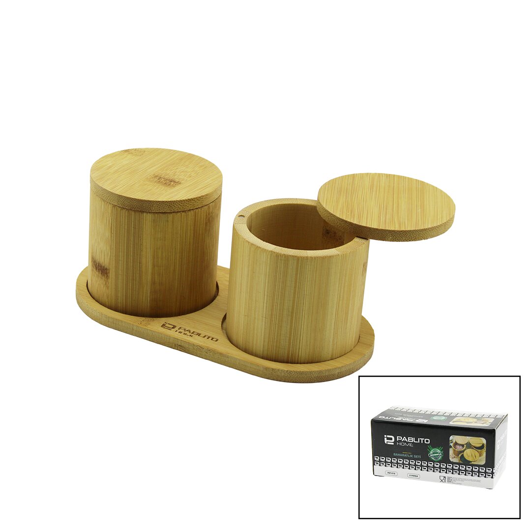 2PCS AHŞAP BAMBU BAHARATLIK YUVARLAK=8X8ALTLIK=9.5X19.5ÇEVİR AÇ-MIKNATISLI KAPAK (4707) 2PCS AHŞAP BAMBU BAHARATLIK YUVARLAK=8X8ALTLIK=9.5X19.5ÇEVİR AÇ-MIKNATISLI KAPAK (4707)