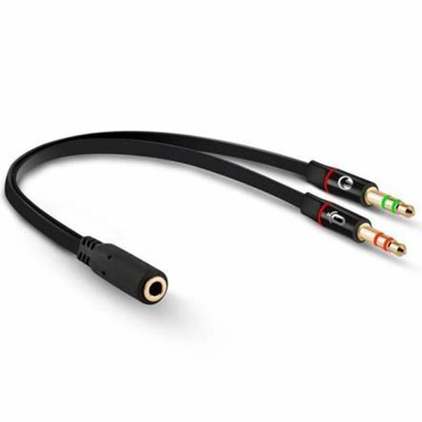 3.5MM STEREO DİŞİ X 2 STEREO ERKEK KULAKLIK MİKROFON HOPARLÖR AYIRICI 20 CM KABLO (4707) 3.5MM STEREO DİŞİ X 2 STEREO ERKEK KULAKLIK MİKROFON HOPARLÖR AYIRICI 20 CM KABLO (4707)