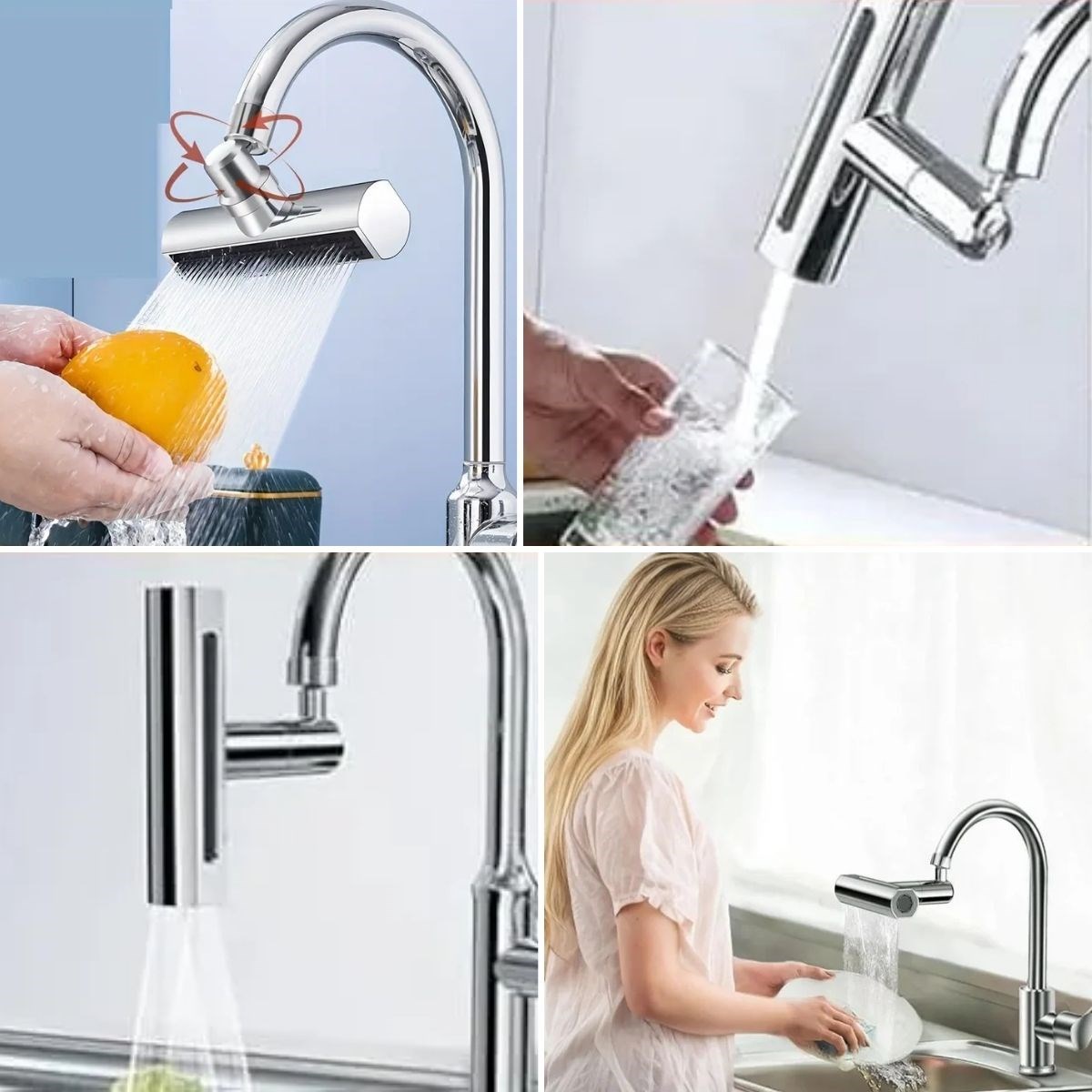 3 Farklı Modlu Çok Amaçlı Musluk Adaptörü Evrensel Musluk Başlığı Şelale Musluk (4707) 3 Farklı Modlu Çok Amaçlı Musluk Adaptörü Evrensel Musluk Başlığı Şelale Musluk (4707)