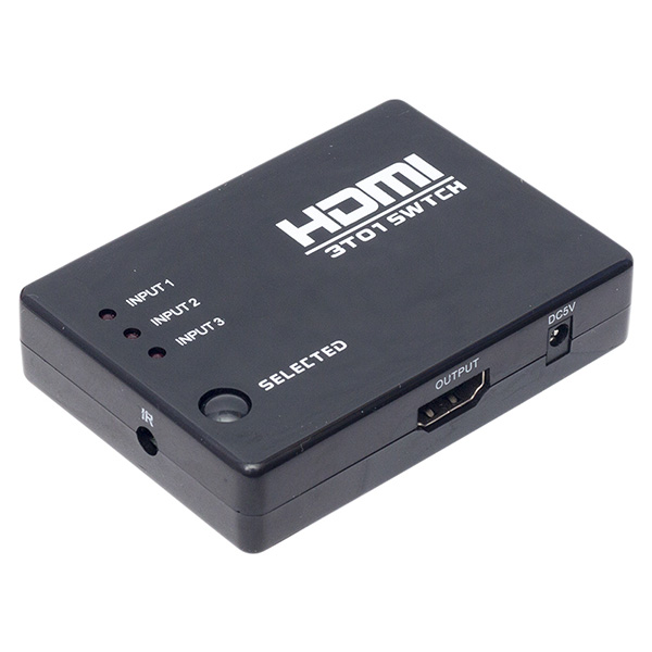 3 GİRİŞ 1 ÇIKIŞ HDMI SWITCHER TOPLAYICI KUMANDALI ADAPTÖRSÜZ (4707) 3 GİRİŞ 1 ÇIKIŞ HDMI SWITCHER TOPLAYICI KUMANDALI ADAPTÖRSÜZ (4707)