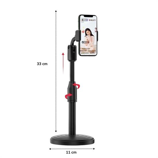 360 Derece Döndürülebilir Masaüstü Teleskopik Telefon Standı Çok Fonksiyonlu Telefon Tutucu (4707) 360 Derece Döndürülebilir Masaüstü Teleskopik Telefon Standı Çok Fonksiyonlu Telefon Tutucu (4707)