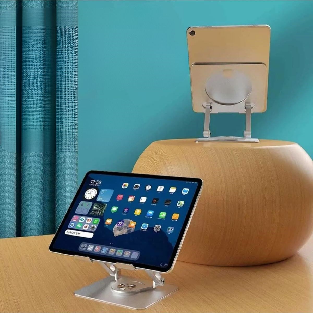 360 Derece Dönebilen Yükseltilmiş Masaüstü Ayarlanabilir Metal Tablet Standı (4707) 360 Derece Dönebilen Yükseltilmiş Masaüstü Ayarlanabilir Metal Tablet Standı (4707)