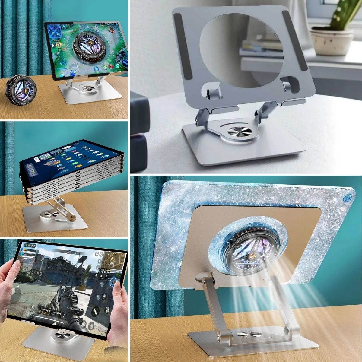 360 Derece Dönebilen Yükseltilmiş Masaüstü Ayarlanabilir Metal Tablet Standı (4707) 360 Derece Dönebilen Yükseltilmiş Masaüstü Ayarlanabilir Metal Tablet Standı (4707)