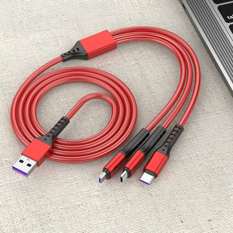 3IN1 KIRMIZI 1.2 METRE (MICRO USB - LIGHTNING - TYPE C) TELEFON ŞARJ KABLOSU (4707) 3IN1 KIRMIZI 1.2 METRE (MICRO USB - LIGHTNING - TYPE C) TELEFON ŞARJ KABLOSU (4707)