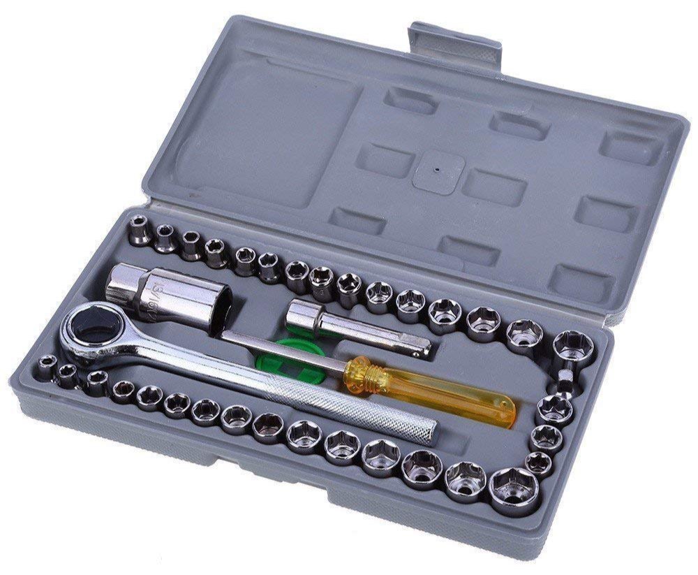 40 PARÇA LOKMA TAKIMI PLASTİK KUTULU COMBINATION SOCKET WRENCH SET (4707) 40 PARÇA LOKMA TAKIMI PLASTİK KUTULU COMBINATION SOCKET WRENCH SET (4707)