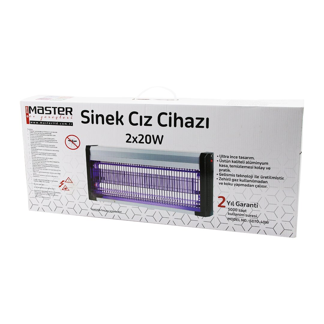 40W LÜX KASA - BEYAZ KUTU 2X20W SİNEK ÖLDÜRÜCÜ CIZ MAKİNE SD-70 (4707) 40W LÜX KASA - BEYAZ KUTU 2X20W SİNEK ÖLDÜRÜCÜ CIZ MAKİNE SD-70 (4707)
