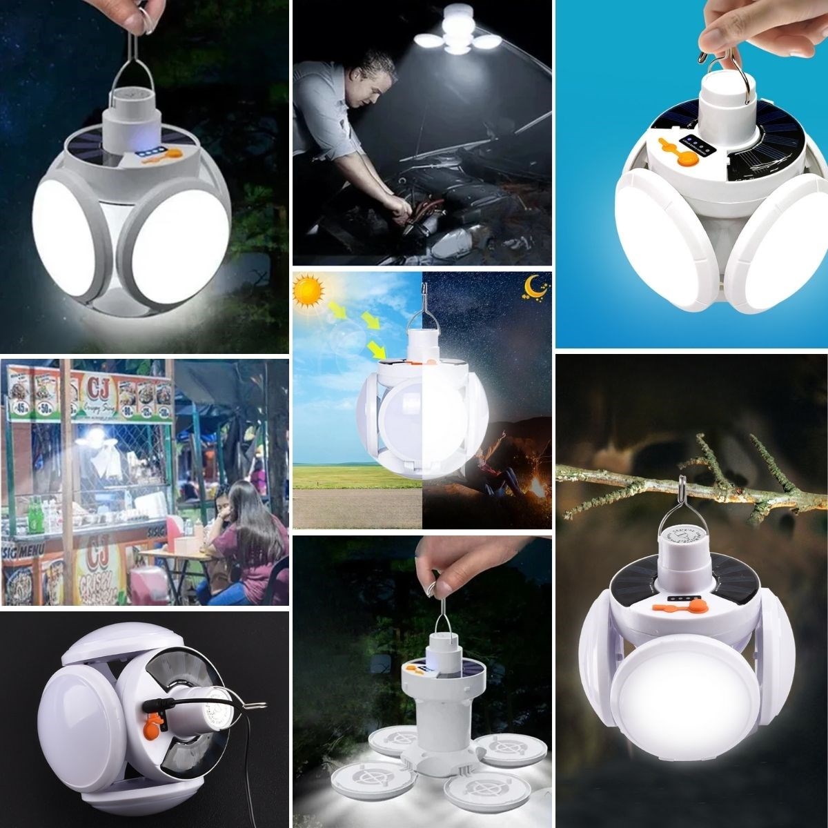 5 Led'li 3 Farklı Işık Modlu Açılıp Kapanabilir Led Kanatlı Güneş Enerjili Solar Aydınlatma Asılabilir Kamp Feneri (4707) 5 Led'li 3 Farklı Işık Modlu Açılıp Kapanabilir Led Kanatlı Güneş Enerjili Solar Aydınlatma Asılabilir Kamp Feneri (4707)