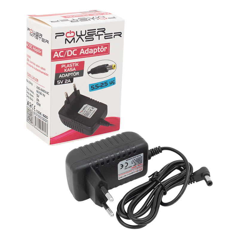 5 VOLT- 2 AMPER -10 WATT 5.5*2.5 L UÇLU PRİZ TİPİ ADAPTÖR (4707) 5 VOLT- 2 AMPER -10 WATT 5.5*2.5 L UÇLU PRİZ TİPİ ADAPTÖR (4707)