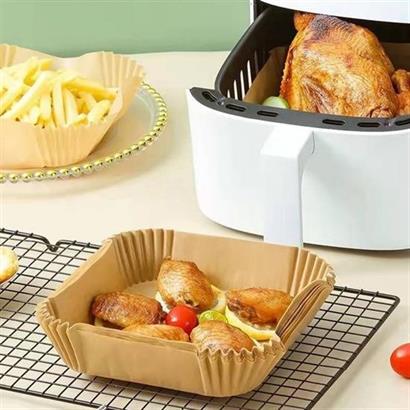 Petİnka® Air Fryer Pişirme Kağıdı Hava Fritöz Yağ Geçirmez Yapışmaz Kare Tabak Model 50 Adet Petİnka® Air Fryer Pişirme Kağıdı Hava Fritöz Yağ Geçirmez Yapışmaz Kare Tabak Model 50 Adet