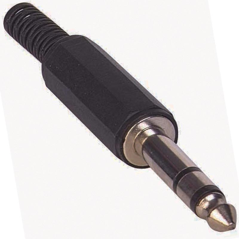 6.3 MM STEREO PLASTİK GİTAR JACK (4707) 6.3 MM STEREO PLASTİK GİTAR JACK (4707)
