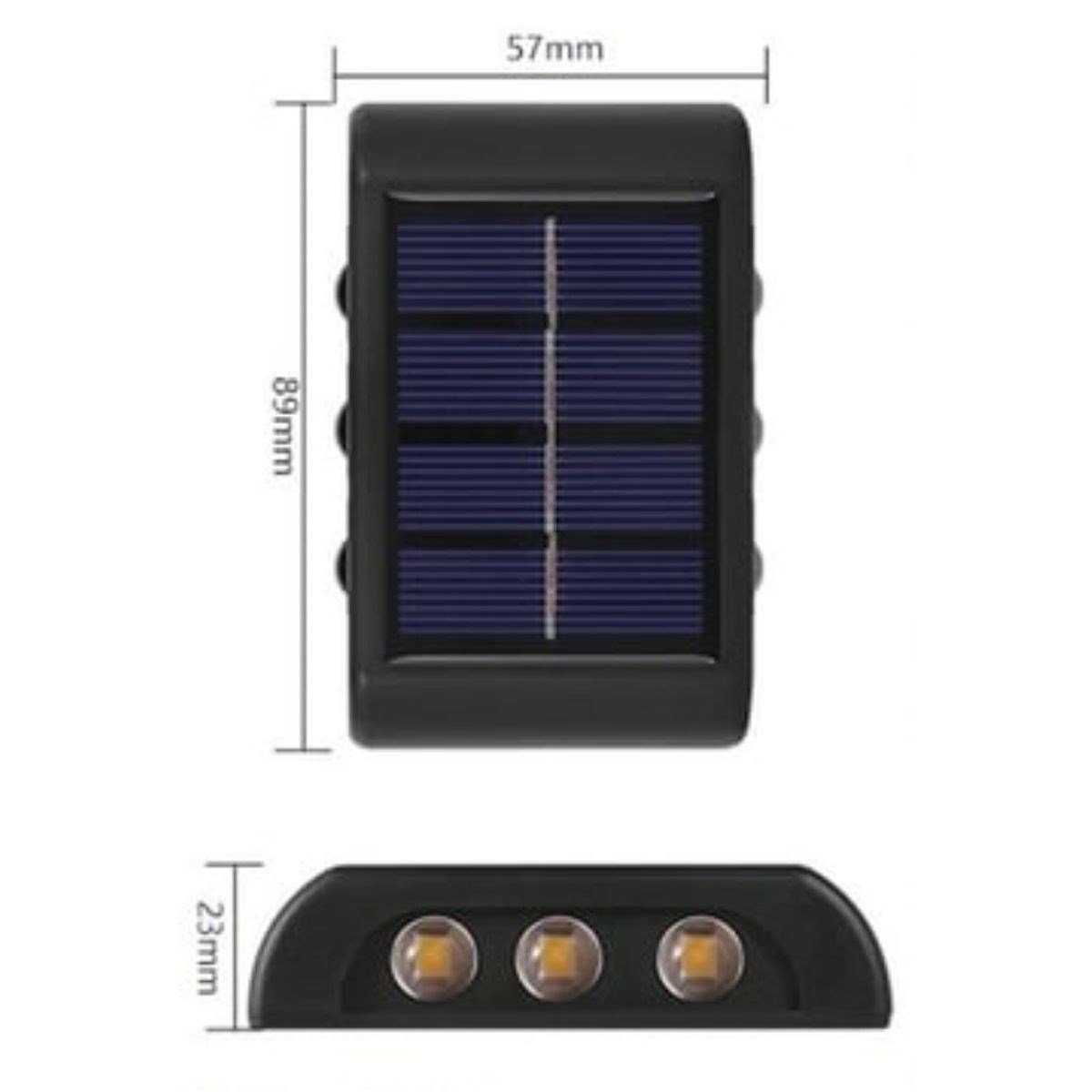 6 Ledli Solar Güneş Enerjili Aplik Led, Dekoratif Duvar Monteli Gün Işığı Led (4707) 6 Ledli Solar Güneş Enerjili Aplik Led, Dekoratif Duvar Monteli Gün Işığı Led (4707)