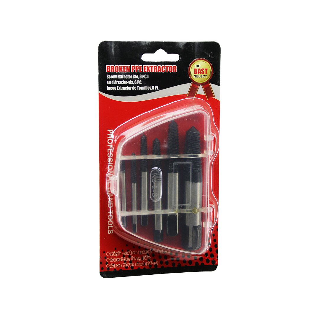 6 PCS HASARLI VİDA ÇIKARICI SET - SOLA DÖNEN KLAVUZ UÇ (4707) 6 PCS HASARLI VİDA ÇIKARICI SET - SOLA DÖNEN KLAVUZ UÇ (4707)
