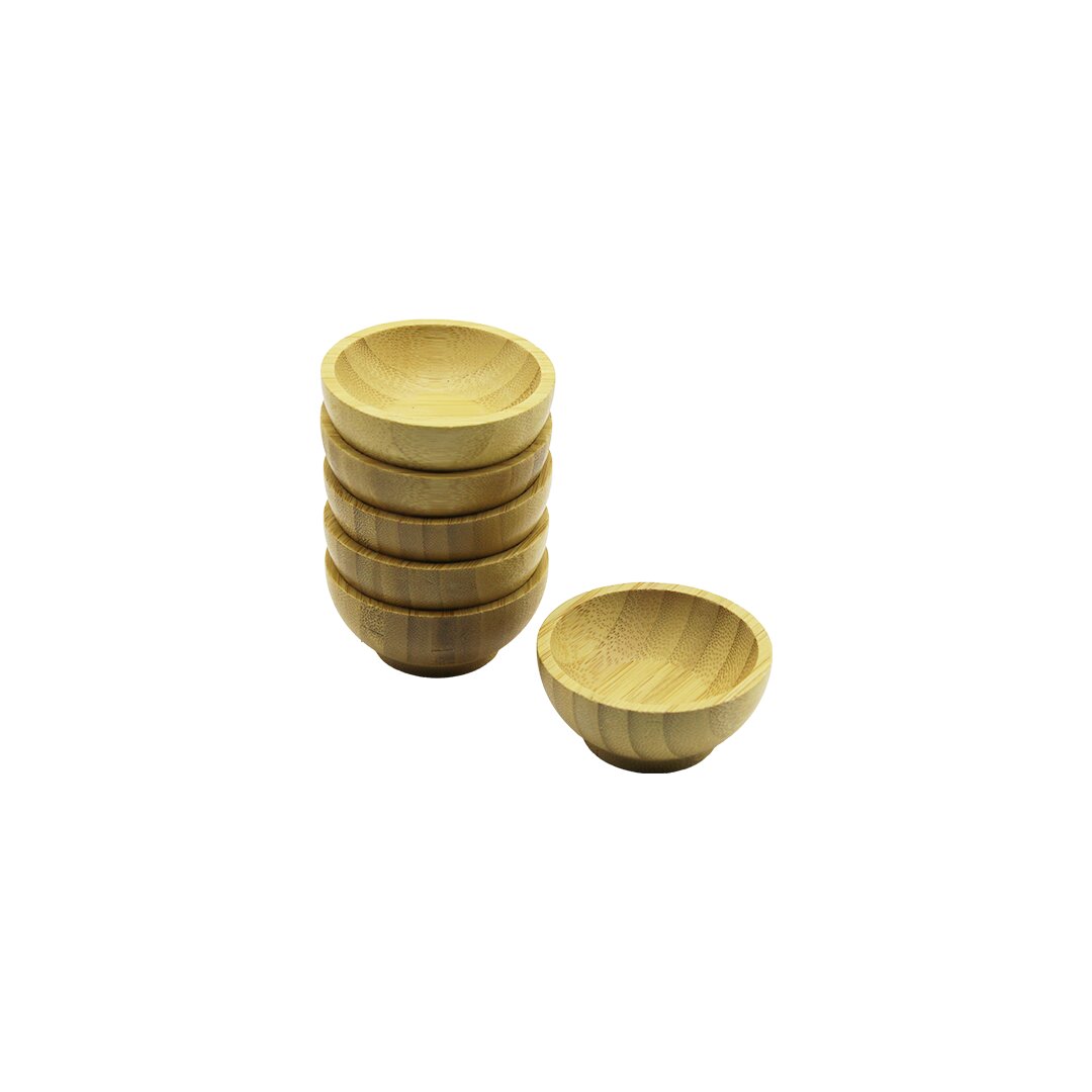 6 PCS MİNİ=6CM AHŞAP BAMBU LOKUMLUK - ÇEREZLİK KASE (4707) 6 PCS MİNİ=6CM AHŞAP BAMBU LOKUMLUK - ÇEREZLİK KASE (4707)