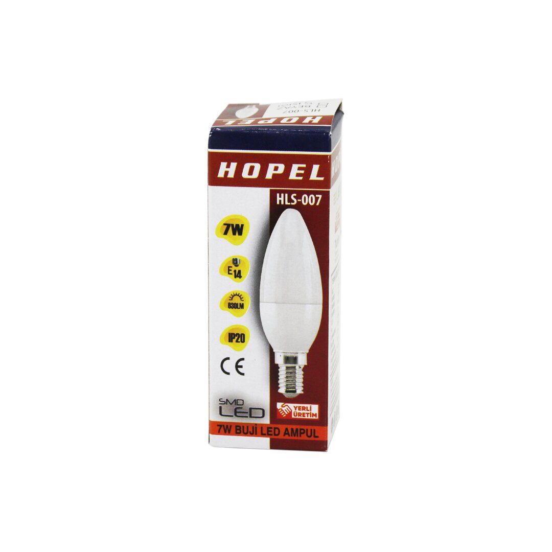 7W - E14 BUJİ LED MUM AMPUL 630LM HLS-007 (4707) 7W - E14 BUJİ LED MUM AMPUL 630LM HLS-007 (4707)
