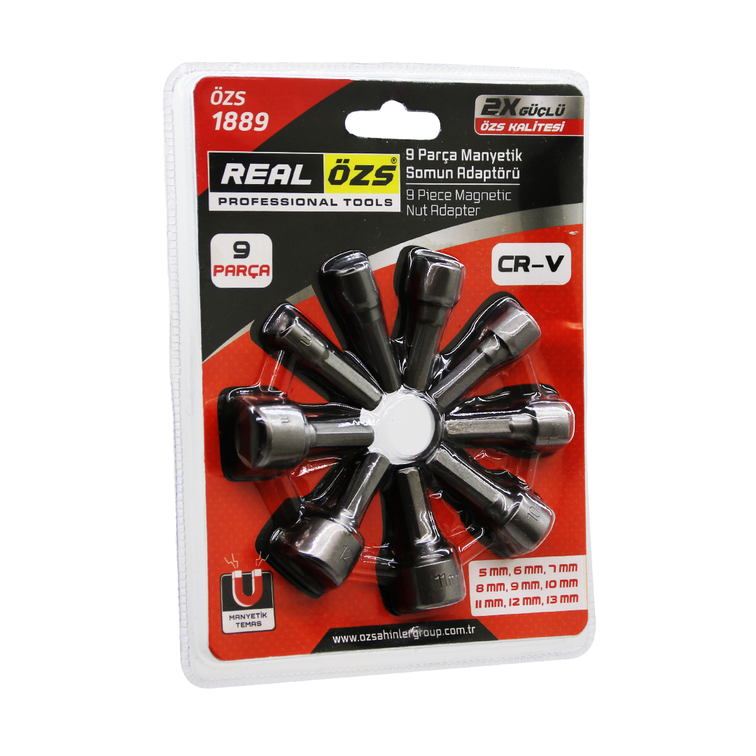 9 PARÇA - 5-13 MM MANYETİK SOMUN SÖKME - ÇATI ADAPTÖRÜ (4707) 9 PARÇA - 5-13 MM MANYETİK SOMUN SÖKME - ÇATI ADAPTÖRÜ (4707)