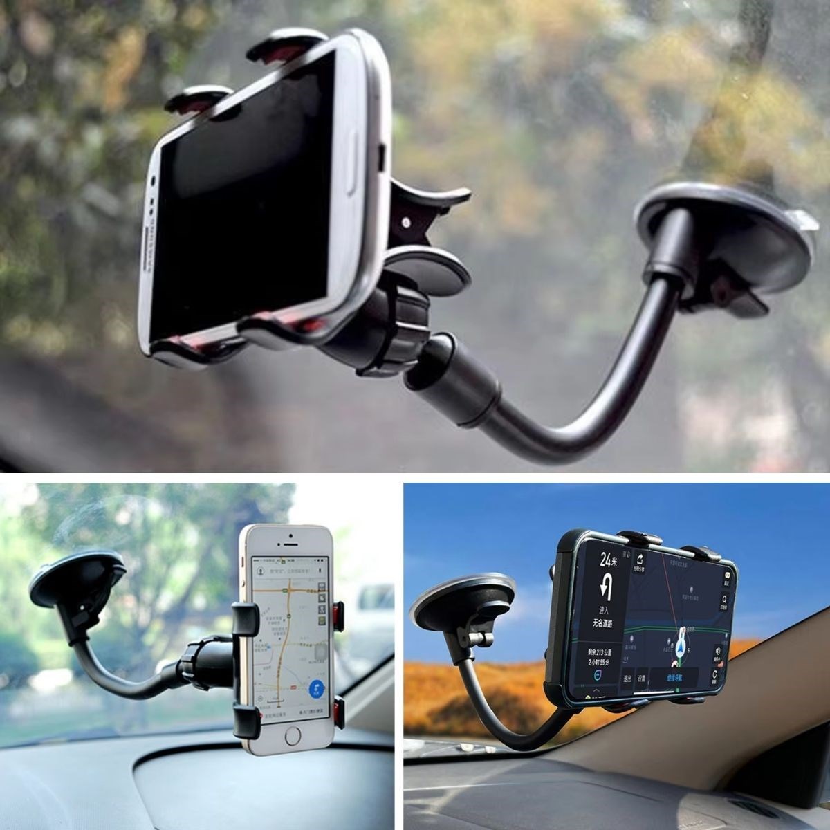 Akrobat Cama Sabitlenen Güçlü Vakumlu 360 Derece Dönen Tüm Modellere Uyan Oto Telefon Tutucu (4707) Akrobat Cama Sabitlenen Güçlü Vakumlu 360 Derece Dönen Tüm Modellere Uyan Oto Telefon Tutucu (4707)