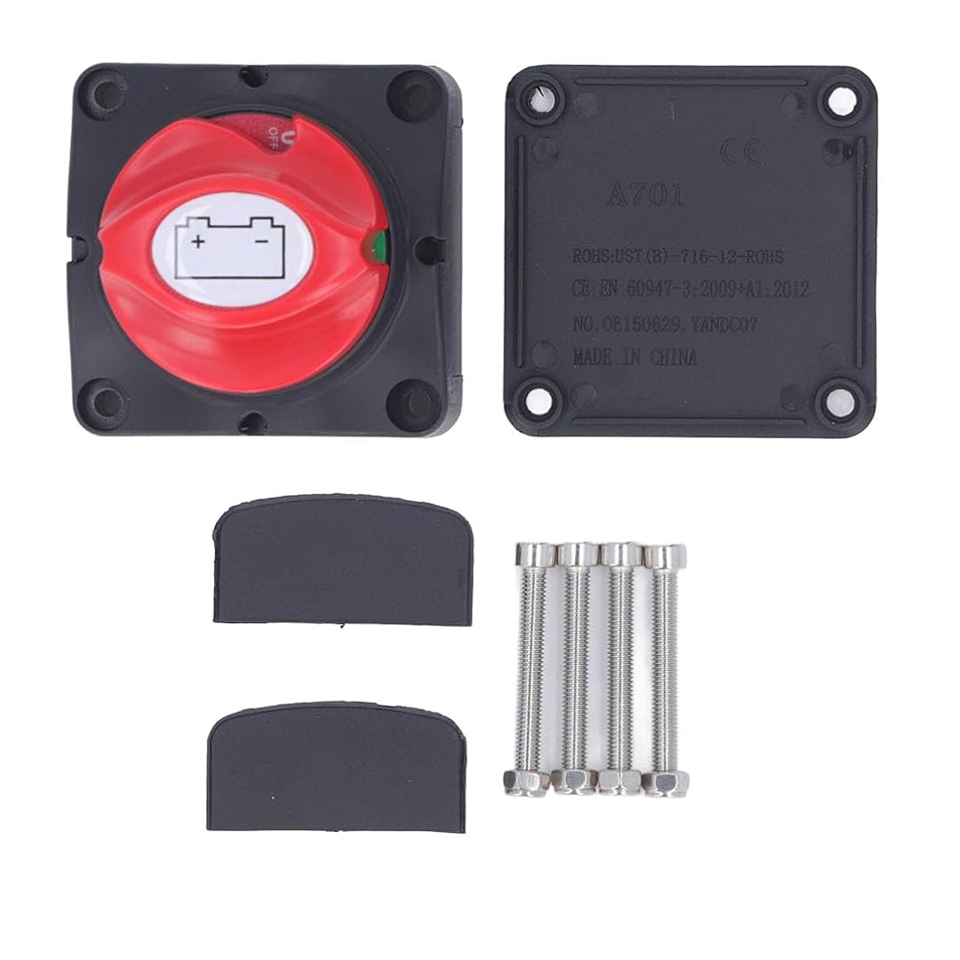 AKÜ ŞALTERİ 275A 2P 12-24V ON-OFF (IC-275A-1) (4707) AKÜ ŞALTERİ 275A 2P 12-24V ON-OFF (IC-275A-1) (4707)