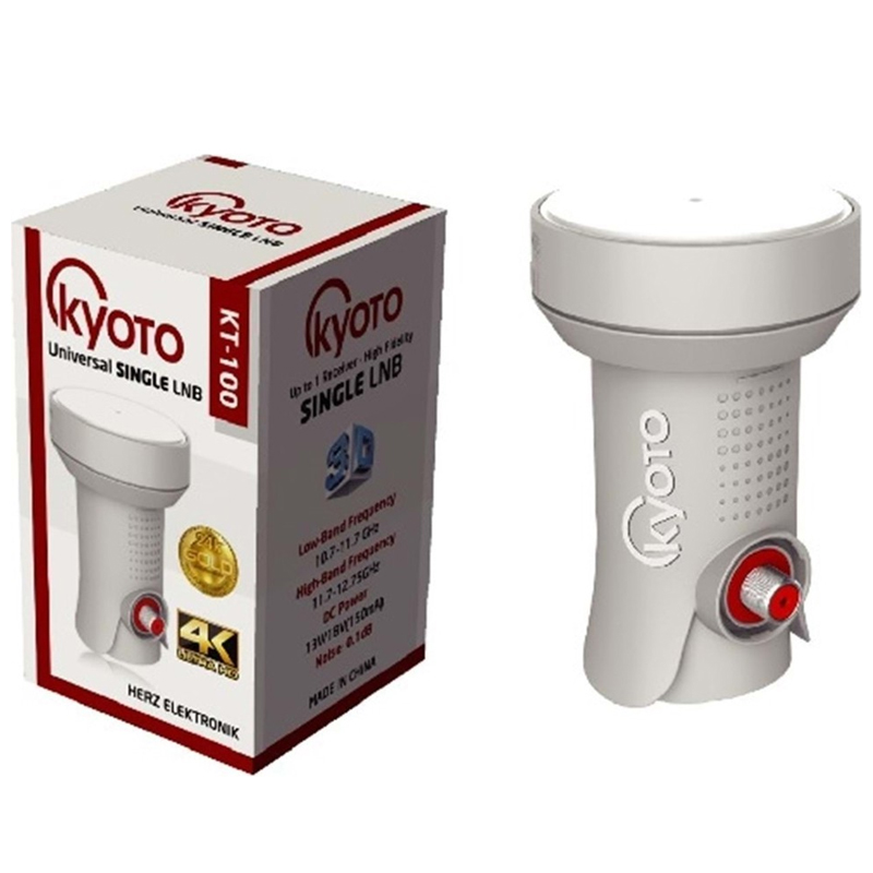 ALTIN UÇLU TEKLİ LNB CROSS KT-100 (4707) ALTIN UÇLU TEKLİ LNB CROSS KT-100 (4707)