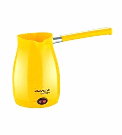 AWOX CAFFEEN SARI ELEKTRİKLİ CEZVE TÜRK KAHVESİ MAKİNESİ PLASTİK ÇİFT AĞIZ 0.4LT - 5 FİNCAN 1000W (4707) AWOX CAFFEEN SARI ELEKTRİKLİ CEZVE TÜRK KAHVESİ MAKİNESİ PLASTİK ÇİFT AĞIZ 0.4LT - 5 FİNCAN 1000W (4707)