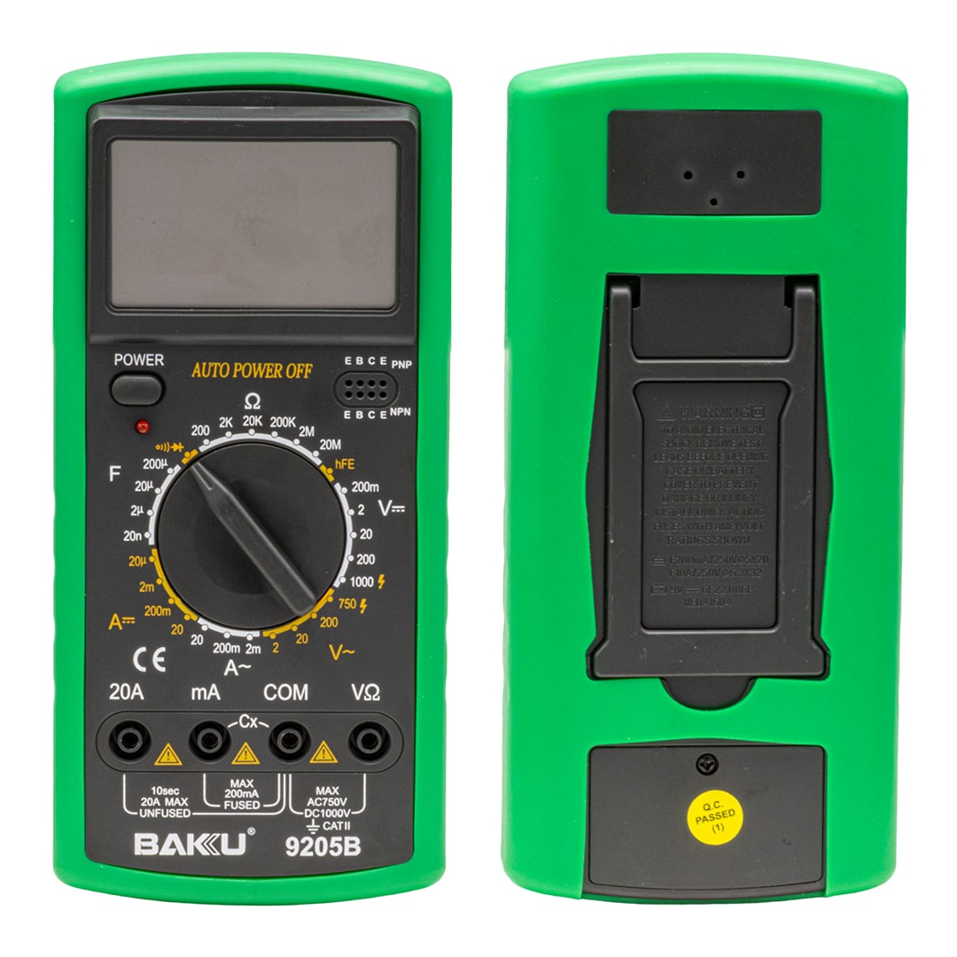 BAKU BK-9205B DIGITAL MULTİMETRE ÖLÇÜ ALETİ (4707) BAKU BK-9205B DIGITAL MULTİMETRE ÖLÇÜ ALETİ (4707)