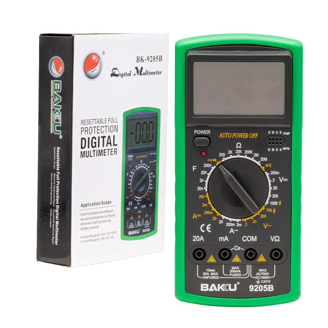 BAKU BK-9205B DIGITAL MULTİMETRE ÖLÇÜ ALETİ (4707) BAKU BK-9205B DIGITAL MULTİMETRE ÖLÇÜ ALETİ (4707)