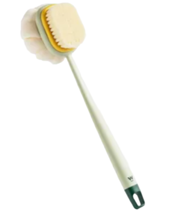 Banyo Lifi Ergonomik Uzun Saplı 2 ’si 1 Arada Çift Taraflı Masaj Etkili Banyo Vücut Fırçası Banyo Lifi Ergonomik Uzun Saplı 2 ’si 1 Arada Çift Taraflı Masaj Etkili Banyo Vücut Fırçası