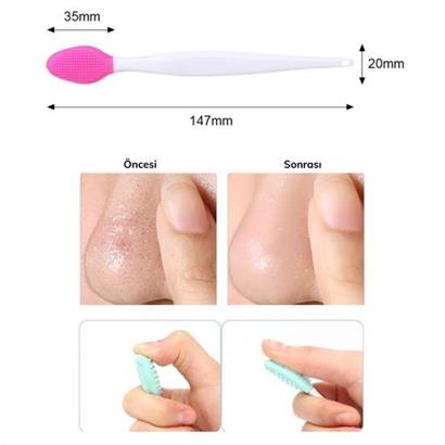 Petinka Dudak Fırçası Peeling Etkili Gözenek Siyah Nokta Temizleyici Akne Giderici Çift Yönlü 2Adet Petinka Dudak Fırçası Peeling Etkili Gözenek Siyah Nokta Temizleyici Akne Giderici Çift Yönlü 2Adet