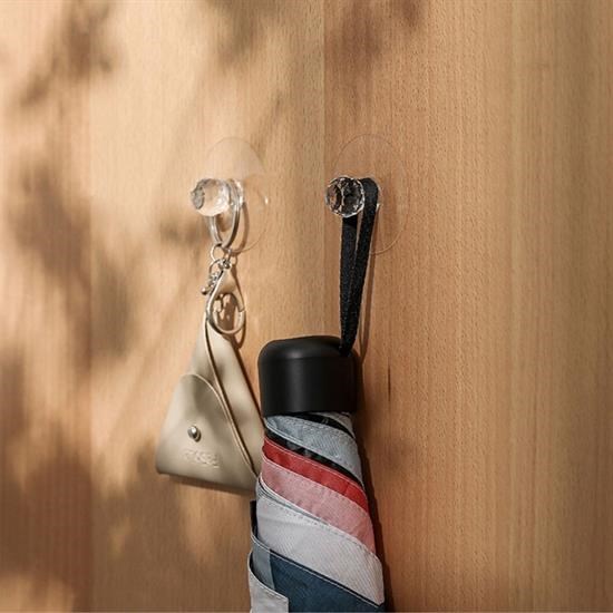 BUFFER® 2 Adet Kristal Kendiliğinden Güçlü Yapışkanlı Kulp Askısı Tutma Kolu BUFFER® 2 Adet Kristal Kendiliğinden Güçlü Yapışkanlı Kulp Askısı Tutma Kolu