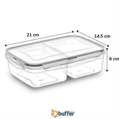 Saklama Kabı Kilitli Kapaklı Taşınabilir 1Litre Erzak Diyet Saklama Kabı 2 Bölmeli Beslenme Kabı Saklama Kabı Kilitli Kapaklı Taşınabilir 1Litre Erzak Diyet Saklama Kabı 2 Bölmeli Beslenme Kabı