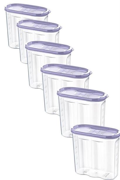 BUFFER® 2 Kapaklı Ölçekli Erzak Kuru Gıda Saklama Kutusu Kabı - 1,7 Litre - SA935 BUFFER® 2 Kapaklı Ölçekli Erzak Kuru Gıda Saklama Kutusu Kabı - 1,7 Litre - SA935