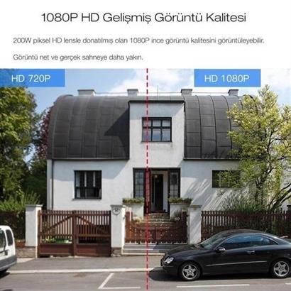 BUFFER® 20 MP HD Lens İç Dış Mekan Suya Danıklı IP Wifi Network Güvenlik Kamerası Wifi Kamera BUFFER® 20 MP HD Lens İç Dış Mekan Suya Danıklı IP Wifi Network Güvenlik Kamerası Wifi Kamera