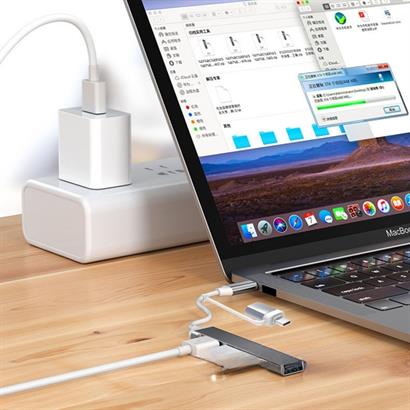 Petinka Multi Usb Çoklayıcı 4 Port `lu Bağlantı İstasyonu İnce USB Bölücü TYPE-C Tipi Çoklu Adaptör Petinka Multi Usb Çoklayıcı 4 Port `lu Bağlantı İstasyonu İnce USB Bölücü TYPE-C Tipi Çoklu Adaptör