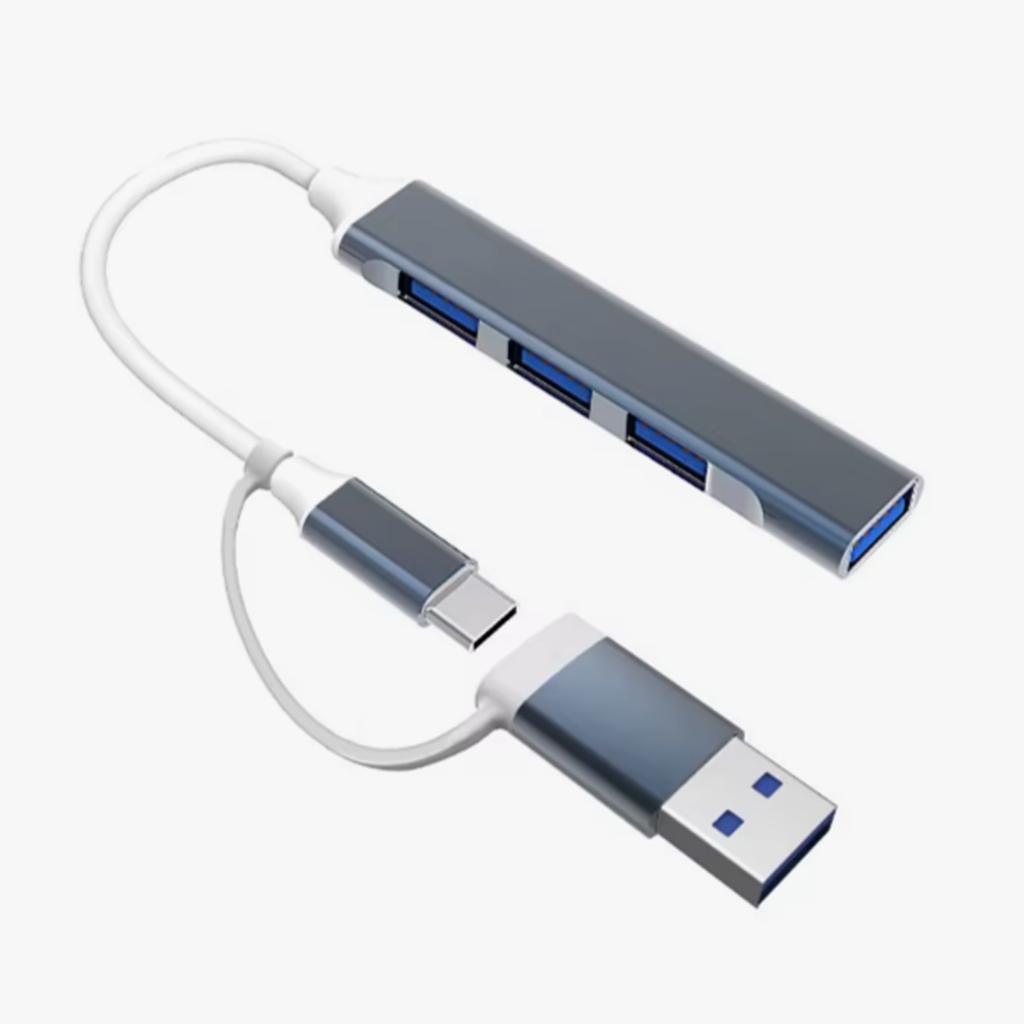 Petinka Multi Usb Çoklayıcı 4 Port `lu Bağlantı İstasyonu İnce USB Bölücü TYPE-C Tipi Çoklu Adaptör Petinka Multi Usb Çoklayıcı 4 Port `lu Bağlantı İstasyonu İnce USB Bölücü TYPE-C Tipi Çoklu Adaptör