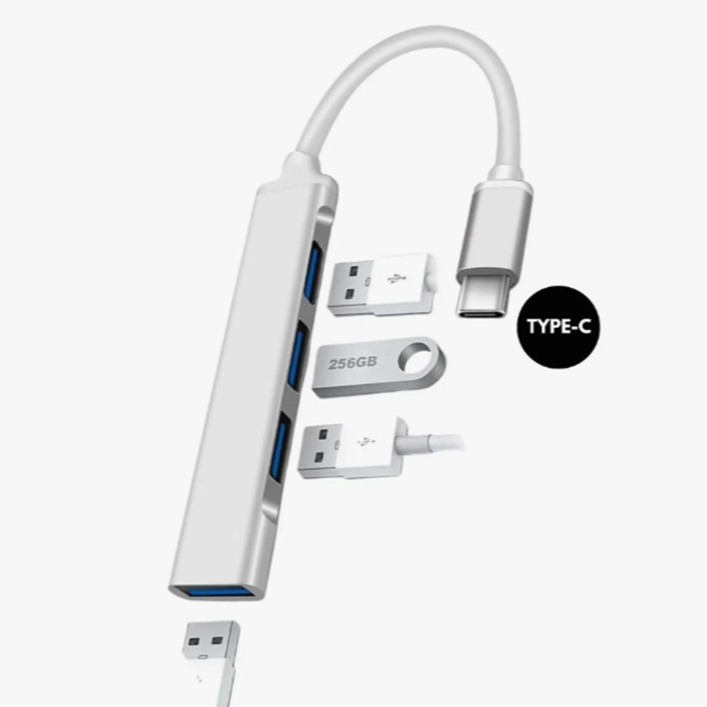 Petinka Multi Usb Çoklayıcı 4 Port `lu Bağlantı İstasyonu İnce USB Bölücü TYPE-C Tipi Çoklu Adaptör Petinka Multi Usb Çoklayıcı 4 Port `lu Bağlantı İstasyonu İnce USB Bölücü TYPE-C Tipi Çoklu Adaptör
