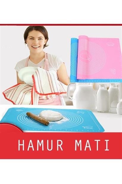 BUFFER® 40*50 cm Silikon Ölçekli Kullanımı Kolay Hamur Açma Matı Ekmek Mantı Makarna Hamuru Yoğurma BUFFER® 40*50 cm Silikon Ölçekli Kullanımı Kolay Hamur Açma Matı Ekmek Mantı Makarna Hamuru Yoğurma