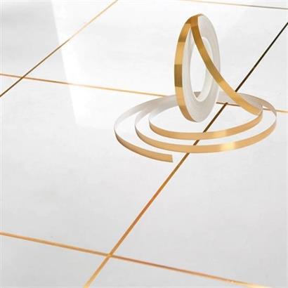 BUFFER® 50 Metre Fayans Arası Şerit Dekoratif Yapışkan Renkli Dekor Su Geçirmez Sızdırmaz Altın Bant BUFFER® 50 Metre Fayans Arası Şerit Dekoratif Yapışkan Renkli Dekor Su Geçirmez Sızdırmaz Altın Bant