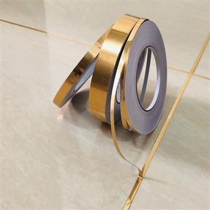 BUFFER® 50 Metre Fayans Arası Şerit Dekoratif Yapışkan Renkli Dekor Su Geçirmez Sızdırmaz Altın Bant BUFFER® 50 Metre Fayans Arası Şerit Dekoratif Yapışkan Renkli Dekor Su Geçirmez Sızdırmaz Altın Bant