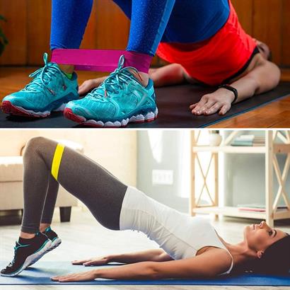 Direnç Bant Seti 5 `li Egzersiz Pilates Crossfit Ekipmanları Direnç Bant Seti 5 `li Egzersiz Pilates Crossfit Ekipmanları