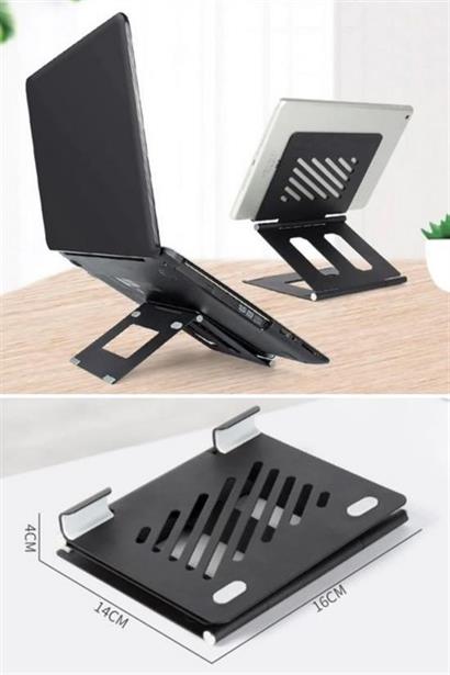 Petİnka® Ayarlanabilir Metal Dizüstü Destek Tabanı Katlanabilir Taşınabilir Laptop Sehpası Standı Petİnka® Ayarlanabilir Metal Dizüstü Destek Tabanı Katlanabilir Taşınabilir Laptop Sehpası Standı