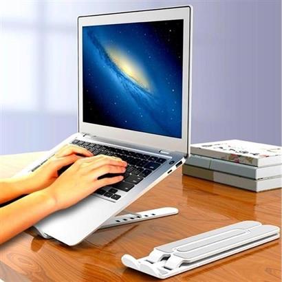BUFFER® Ayarlanabilir Plastik Dizüstü Destek Tabanı Katlanabilir Taşınabilir Laptop Sehpası Yükselti BUFFER® Ayarlanabilir Plastik Dizüstü Destek Tabanı Katlanabilir Taşınabilir Laptop Sehpası Yükselti
