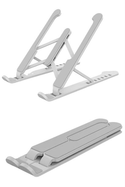 BUFFER® Ayarlanabilir Plastik Dizüstü Destek Tabanı Katlanabilir Taşınabilir Laptop Sehpası Yükselti BUFFER® Ayarlanabilir Plastik Dizüstü Destek Tabanı Katlanabilir Taşınabilir Laptop Sehpası Yükselti